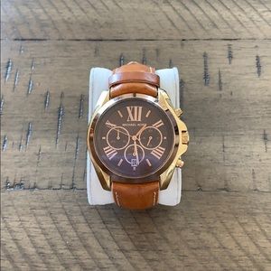 Michael Kors leather band watch
